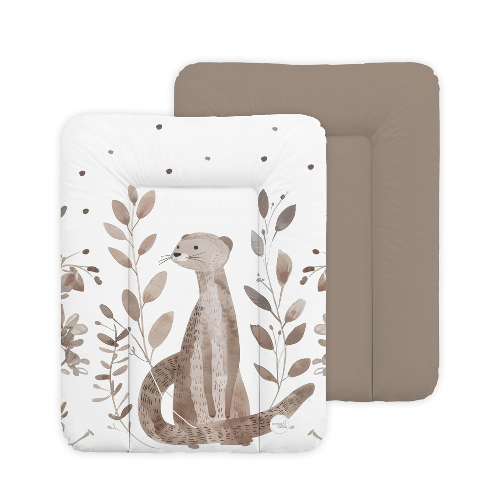 CEBA BABY Podložka prebaľovacia mäkká (50x70) Basic Clever Otter